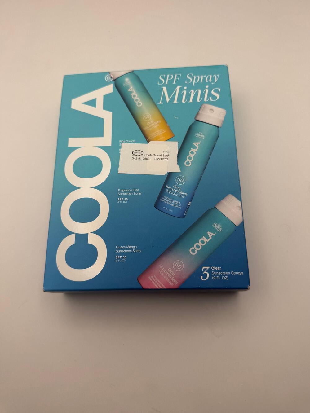 Coola SPF Spray Minis NIB
